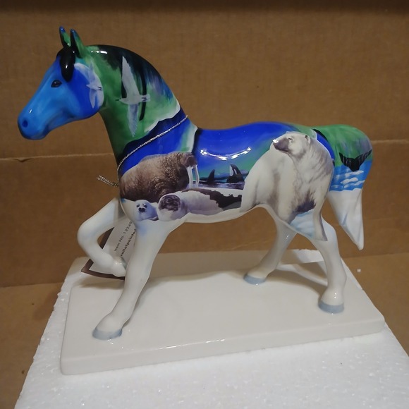 New Northern Lights Trail of Painted Ponies Horse RARE 1st EDITION Janee Hughes